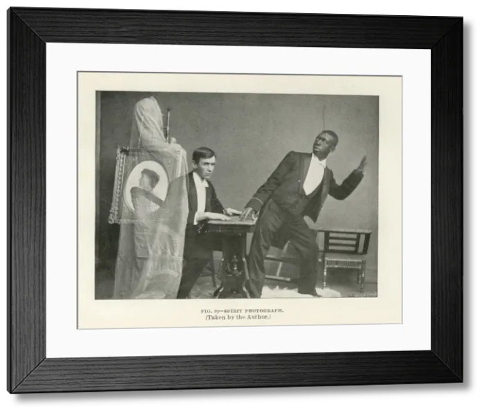 Framed Print : Sance summons spirit Framed Print : Sance summons spirit