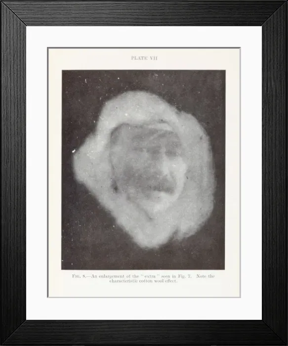Framed Print : Spirit head in shroud or mist Framed Print : Spirit head in shroud or mist