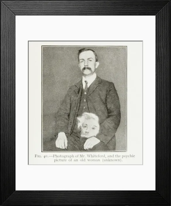 Framed Print : Man with Sisters Ghost Framed Print : Man with Sisters Ghost
