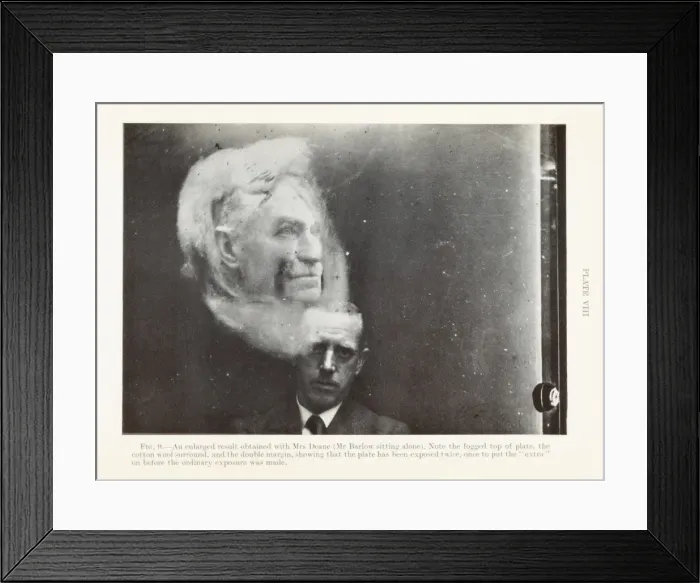 Framed Print : Spirit head above Gentlemen Framed Print : Spirit head above Gentlemen