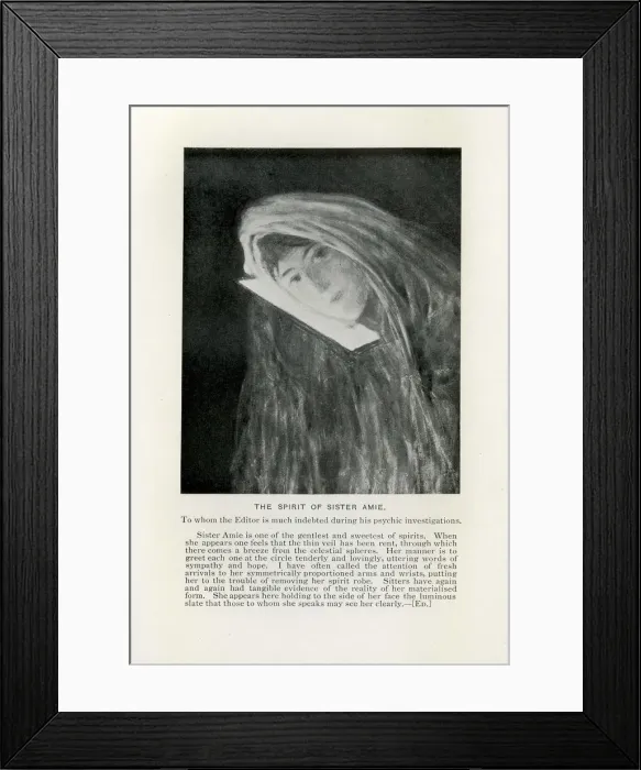 Framed Print : The Spirit of Sister Amie