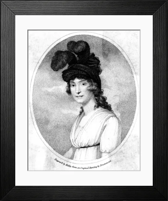 Framed Print : Elizabeth Inchbald / Rdley Framed Print : Elizabeth Inchbald / Rdley