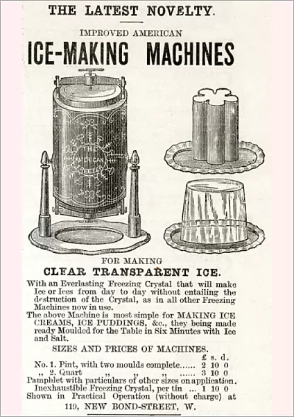 Ice-making machine 1883
