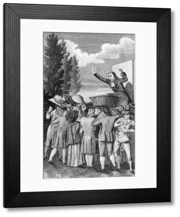 Framed Print : Enthusiast Preaching Framed Print : Enthusiast Preaching