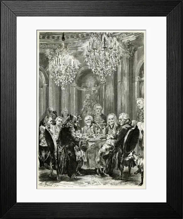 Framed Print : Friedrich II & Friends Framed Print : Friedrich II & Friends
