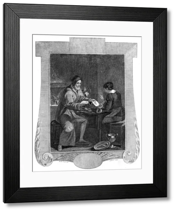 Framed Print : Faust Invents Printing Framed Print : Faust Invents Printing