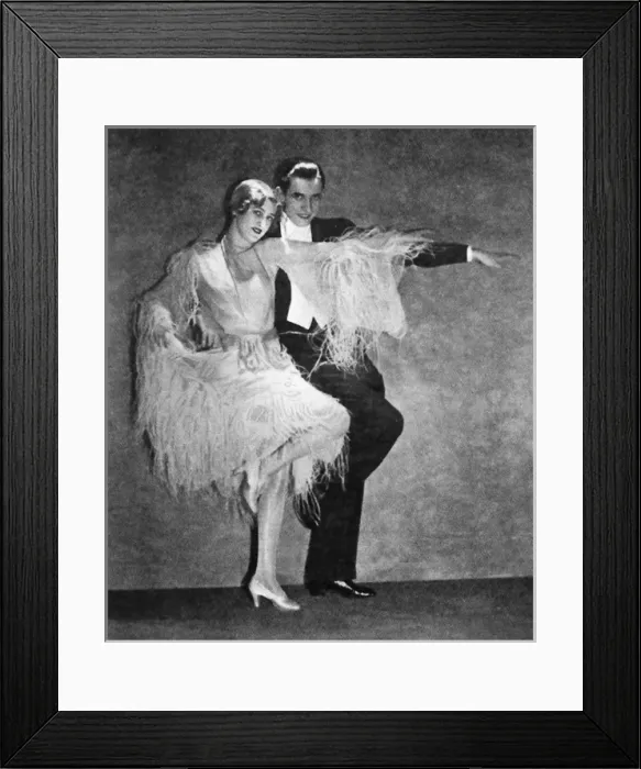 Framed Print : Charles Sabin and Edwina St. Claire - dancers Framed Print : Charles Sabin and Edwina St. Claire - dancers