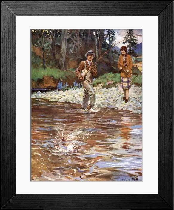 Framed Print : Sea trout fishing on Dee side Framed Print : Sea trout fishing on Dee side