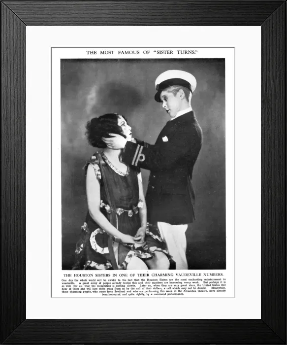 Framed Print : The Houston Sisters Framed Print : The Houston Sisters