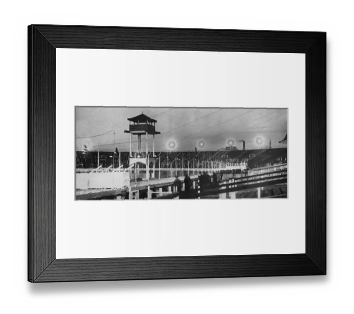 Framed Print : White City greyhound racing stadium, 1927 Framed Print : White City greyhound racing stadium, 1927