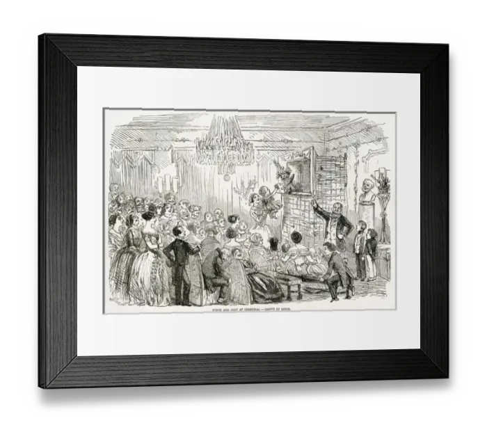 Framed Print : Punch and Judy at Christmas Framed Print : Punch and Judy at Christmas