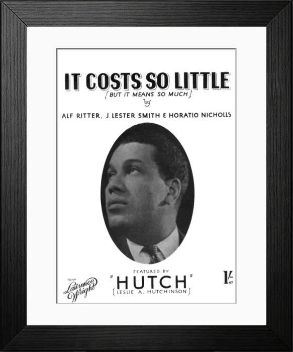 Framed Print : It costs so little by Hutch - Music Sheet Cover Framed Print : It costs so little by Hutch - Music Sheet Cover
