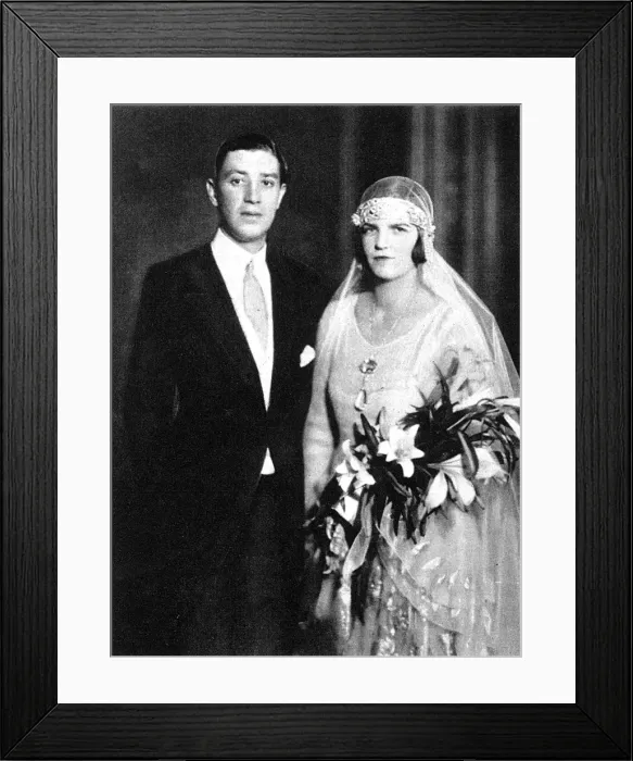Framed Print : Wedding of Lord Alington and Lady Mary Ashley-Cooper Framed Print : Wedding of Lord Alington and Lady Mary Ashley-Cooper