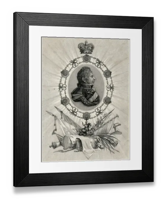 Framed Print : King George Iv / Rosenberg Framed Print : King George Iv / Rosenberg