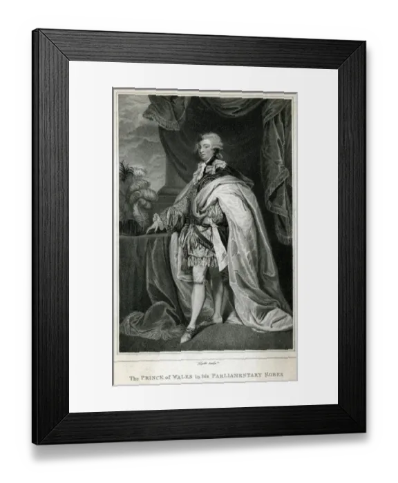 Framed Print : King George Iv / Reynolds Framed Print : King George Iv / Reynolds
