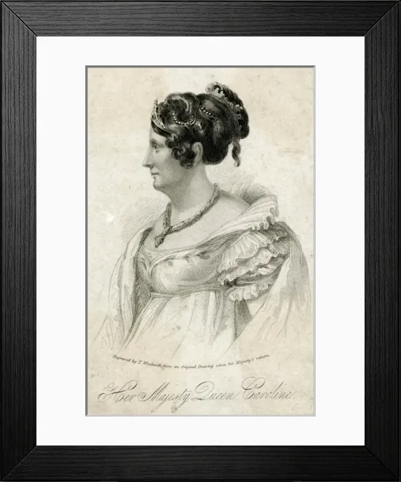 Framed Print : Caroline Brunswick / Wooln Framed Print : Caroline Brunswick / Wooln