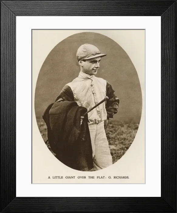 Framed Print : Photo of Champion Jockey Gordon Richards