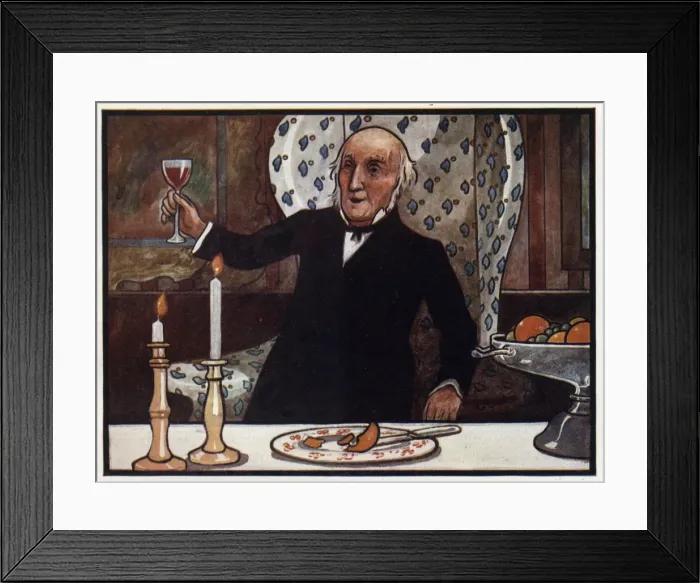 Framed Print : Christmas toast by Charles Robinson Framed Print : Christmas toast by Charles Robinson