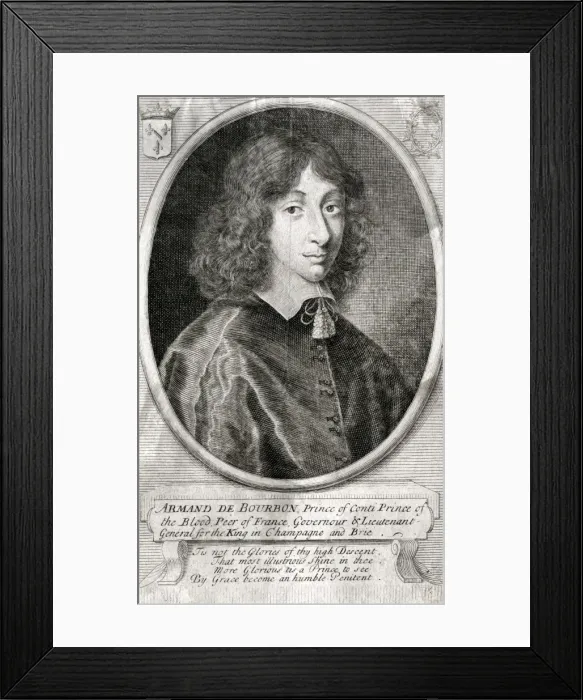 Framed Print : Armand Prince De Conti Framed Print : Armand Prince De Conti
