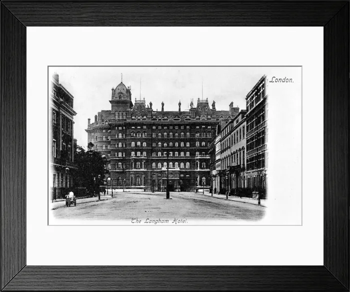 Framed Print : Langham Hotel, Portland Place, London W1 Framed Print : Langham Hotel, Portland Place, London W1
