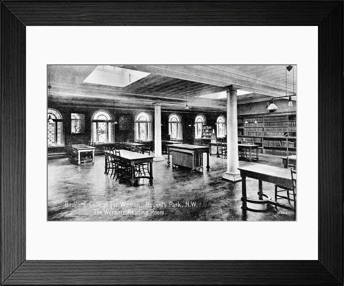 Framed Print : Wernher Reading Room, Bedford College for Women, London Framed Print : Wernher Reading Room, Bedford College for Women, London