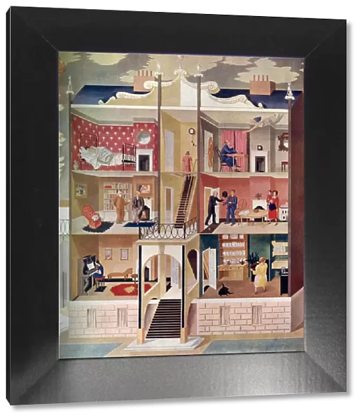 Life in a Boarding House by Eric Ravilious