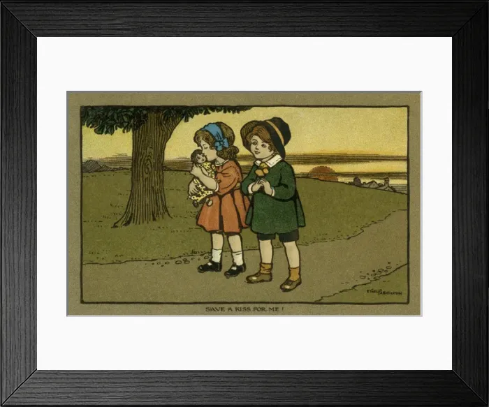 Framed Print : Save a kiss for me Framed Print : Save a kiss for me