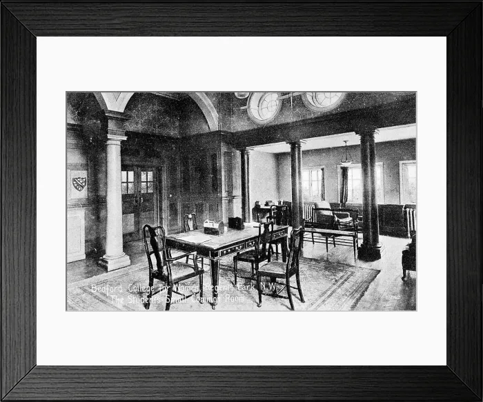Framed Print : Student Common Room, Bedford College for Women, London Framed Print : Student Common Room, Bedford College for Women, London