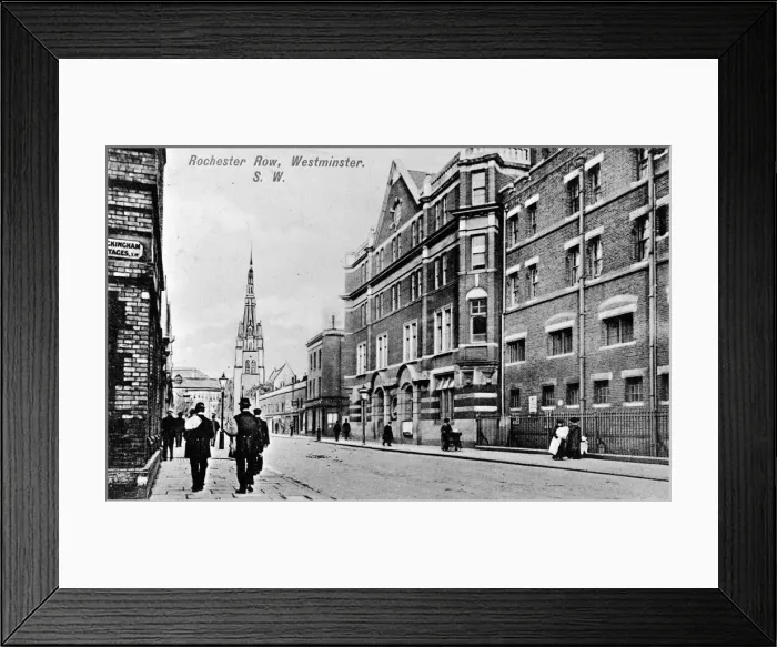 Framed Print : Rochester Row Police Station, Westminster, SW London Framed Print : Rochester Row Police Station, Westminster, SW London
