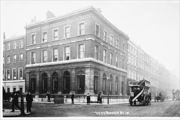 Corner of Baker Street and Dorset Street, Marylebone, London
