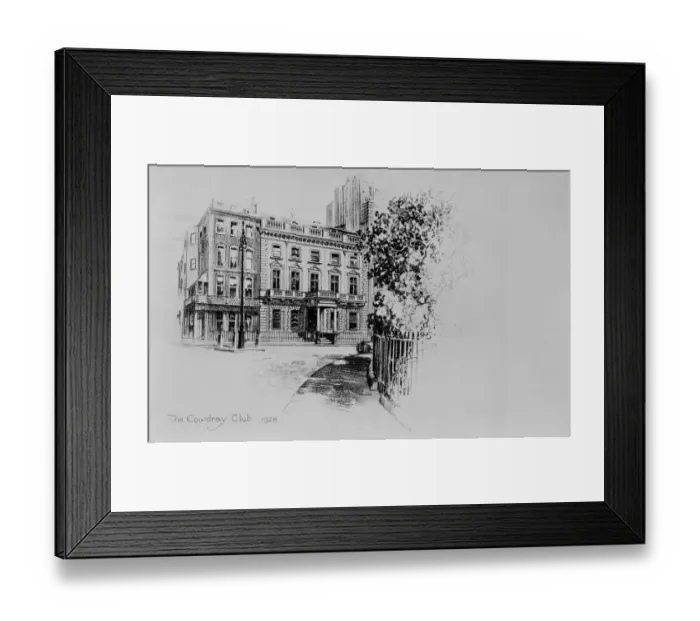 Framed Print : The Cowdray Club, Cavendish Square, London Framed Print : The Cowdray Club, Cavendish Square, London