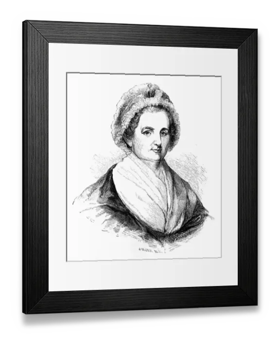 Framed Print : Martha Washington - Orr Framed Print : Martha Washington - Orr