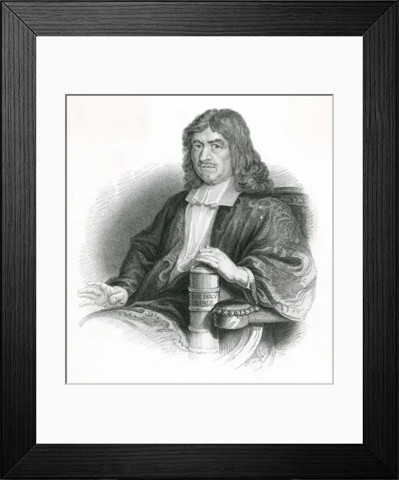 Framed Print : Bunyan with the Bible