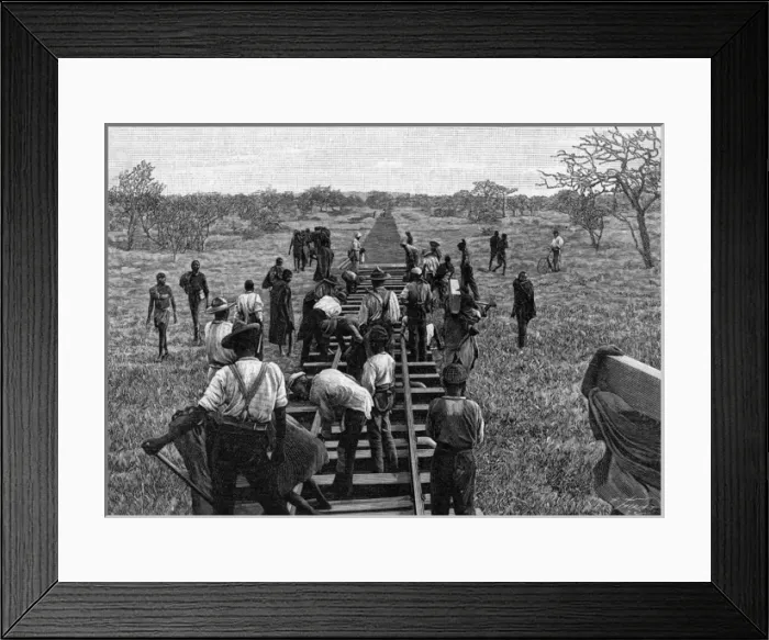 Framed Print : Cape / Cairo Railway - 3 Framed Print : Cape / Cairo Railway - 3