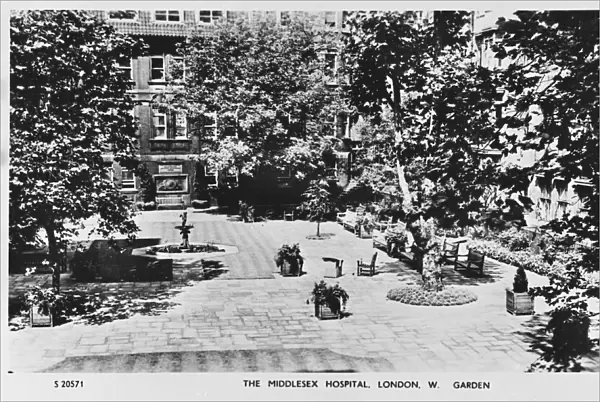 Middlesex Hospital Garden, Mortimer Street, London