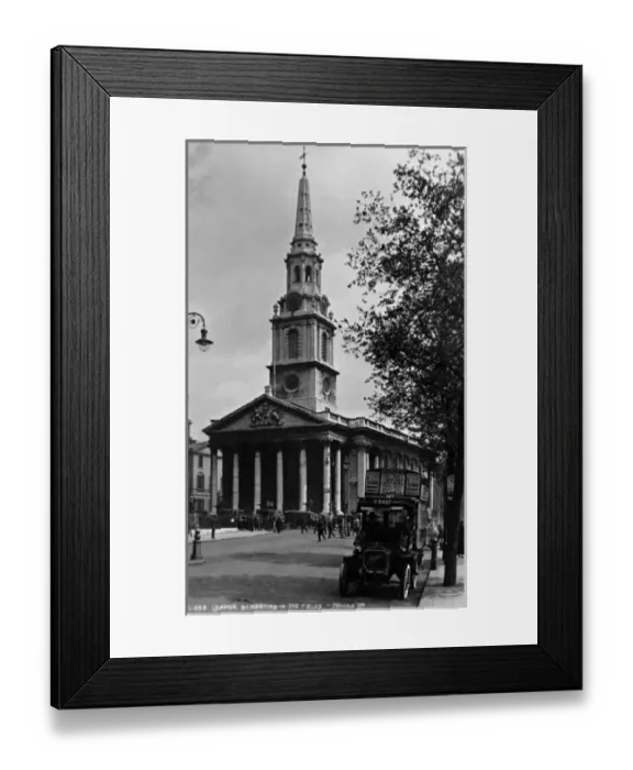 Framed Print : St Martin in the Fields, Trafalgar Square, London