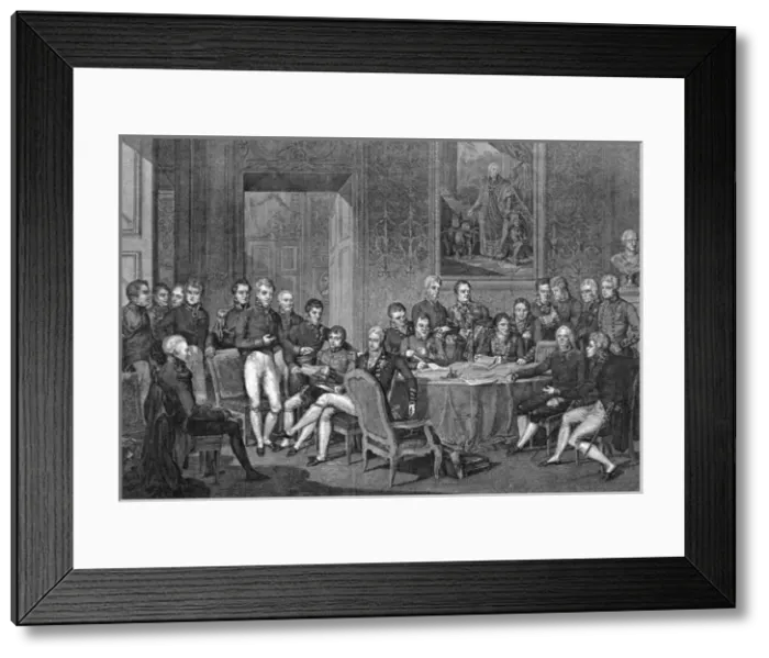 Framed Print : Congress of Vienna Framed Print : Congress of Vienna