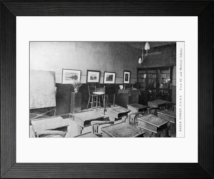 Framed Print : Church of England High School, Baker Street, London Framed Print : Church of England High School, Baker Street, London