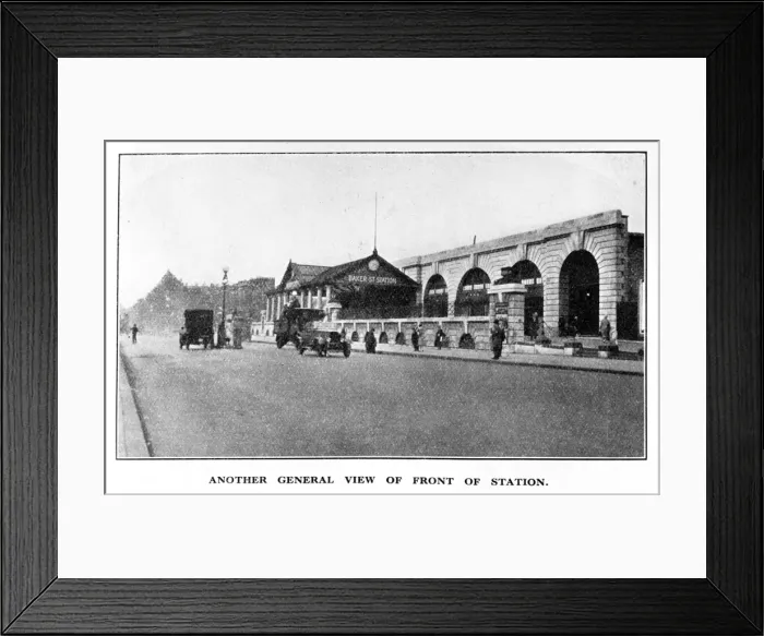 Framed Print : Baker Street Station, Marylebone Road, London Framed Print : Baker Street Station, Marylebone Road, London