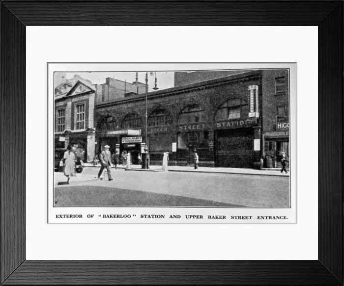 Framed Print : Baker Street Station, Marylebone Road, London Framed Print : Baker Street Station, Marylebone Road, London