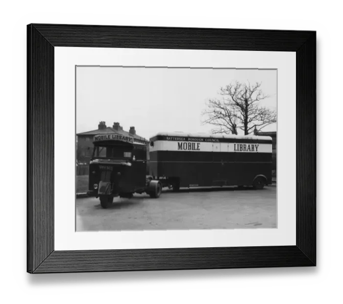 Framed Print : Battersea Mobile Library Framed Print : Battersea Mobile Library