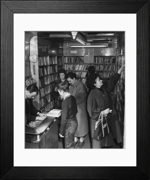 Framed Print : Battersea Mobile Library Framed Print : Battersea Mobile Library