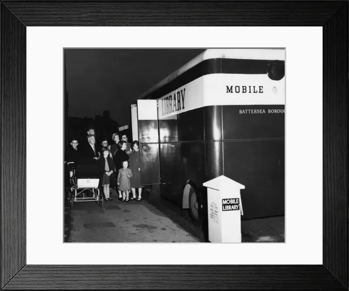 Framed Print : Battersea Mobile Library Framed Print : Battersea Mobile Library