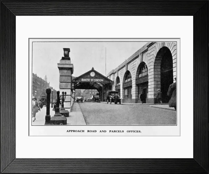 Framed Print : Baker Street Station, Marylebone Road, London Framed Print : Baker Street Station, Marylebone Road, London