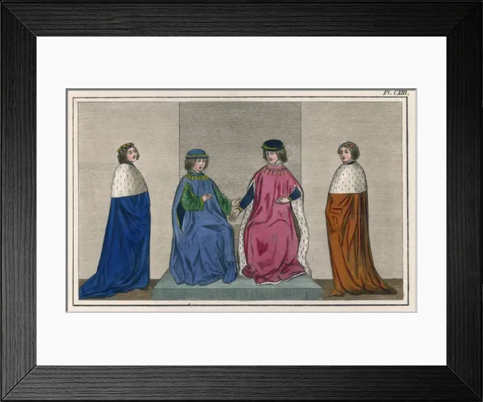 Framed Print : Ducal Costume 15C Framed Print : Ducal Costume 15C