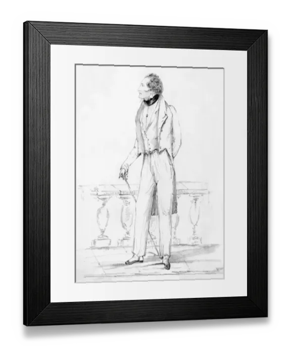 Framed Print : BYRON (D ORSAY) Framed Print : BYRON (D ORSAY)