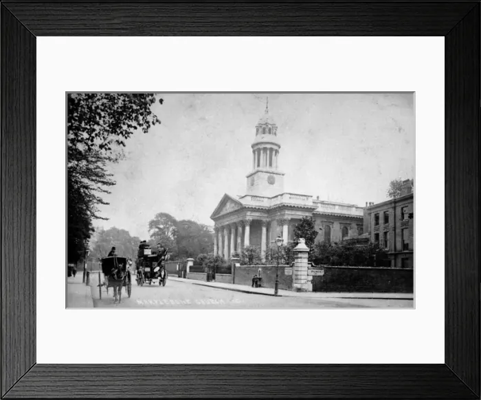 Framed Print : Marylebone Church, Marylebone Road, London Framed Print : Marylebone Church, Marylebone Road, London