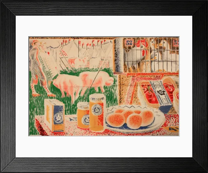 Framed Print : Produce of the British Empire Framed Print : Produce of the British Empire
