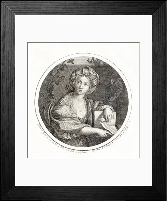 Framed Print : The Cumaean Sybil Framed Print : The Cumaean Sybil