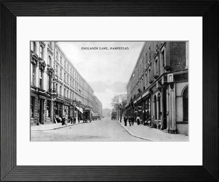 Framed Print : Englands Lane, Hampstead, NW London Framed Print : Englands Lane, Hampstead, NW London